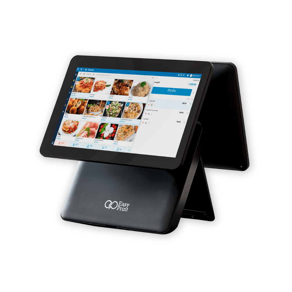 เครื่อง POS EASYPRINT ระบบ WINDOWS W5 I5 PLUS สีดำ (2 หน้าจอ)_1